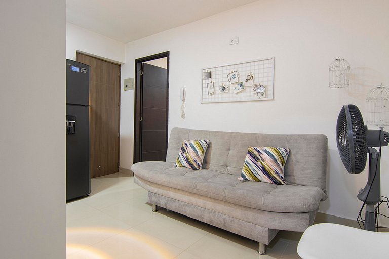 Apto cómodo en Laureles | 3 personas | Wifi