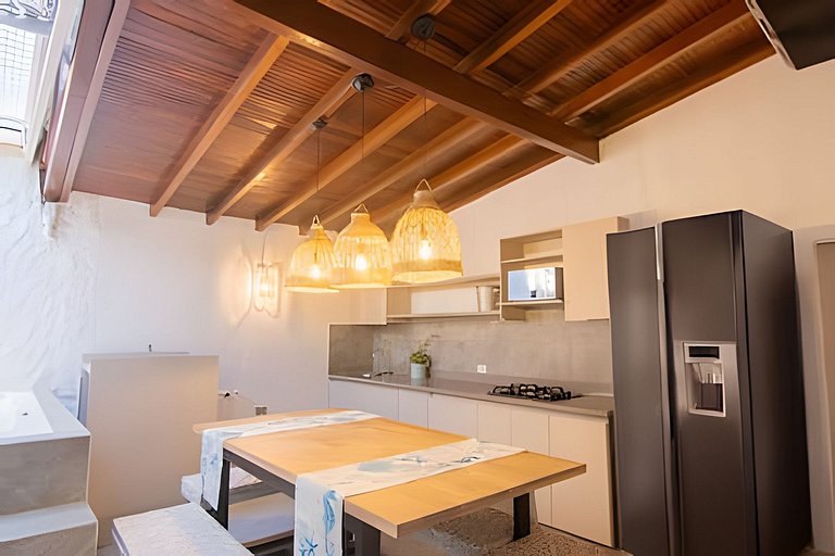 Casa Boho con jacuzzi, perfecta para grupos grandes y ubicad