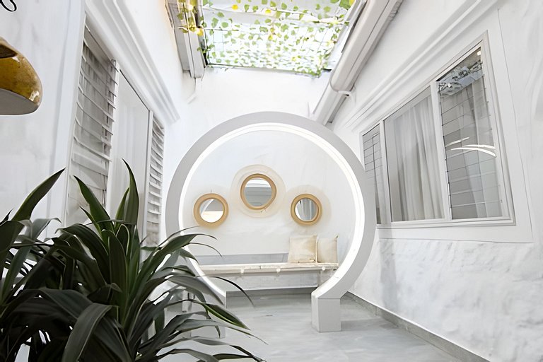 Casa Boho con jacuzzi, ideal para grupos numerosos y situada