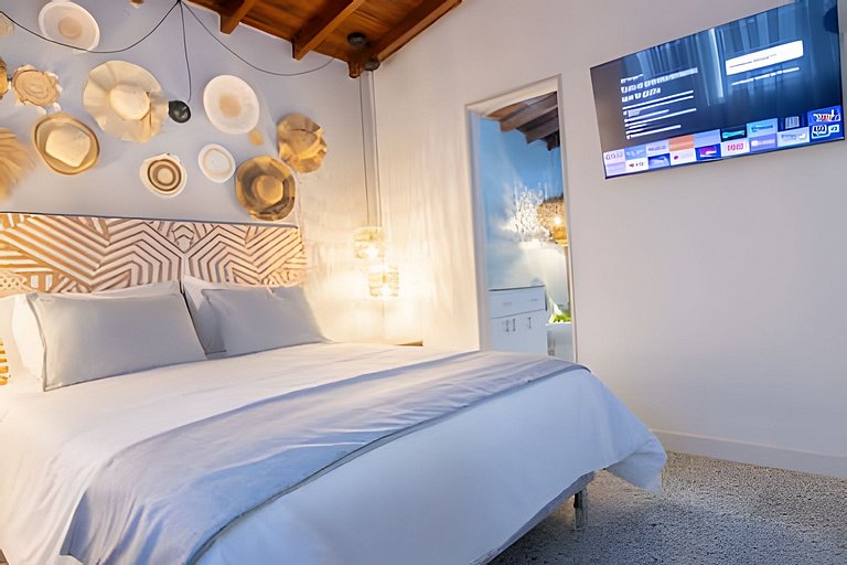 Casa Boho con jacuzzi, ideal para grupos numerosos y situada