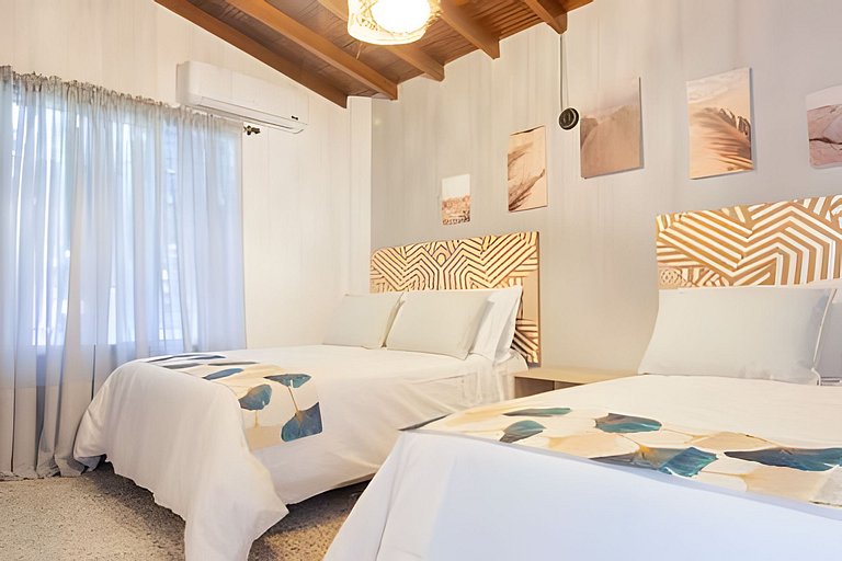 Casa Boho con jacuzzi ideal para grupos grandes, cerca de Un