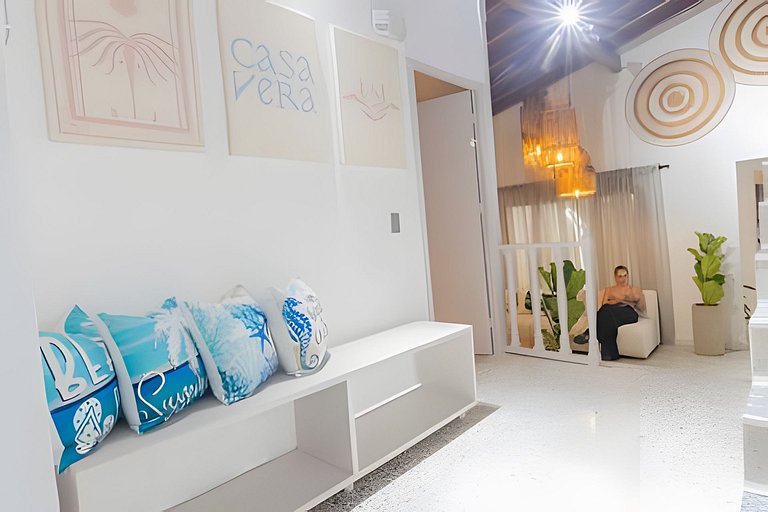 Casa Boho con jacuzzi, perfecta para grupos grandes y ubicad