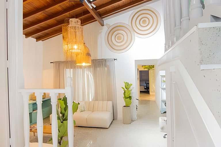 Casa Boho con jacuzzi ideal para grupos grandes, cerca de Un