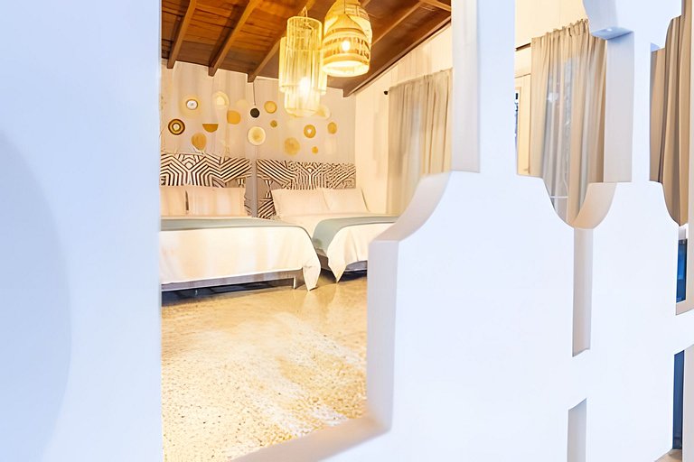 Casa Boho con jacuzzi, ideal para grupos numerosos y situada