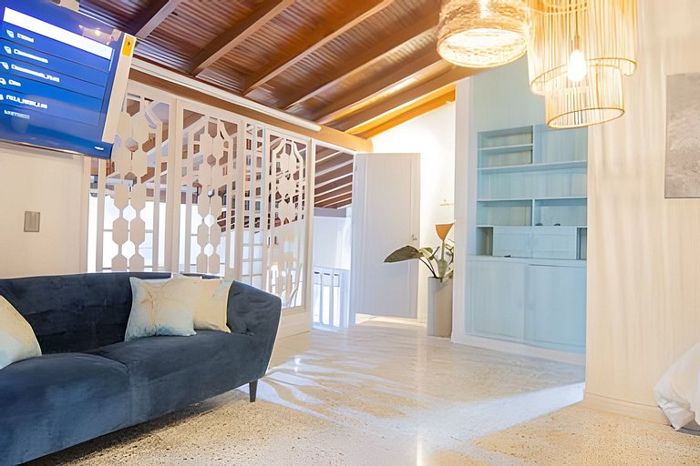 Casa Boho con jacuzzi, ideal para grupos numerosos y situada
